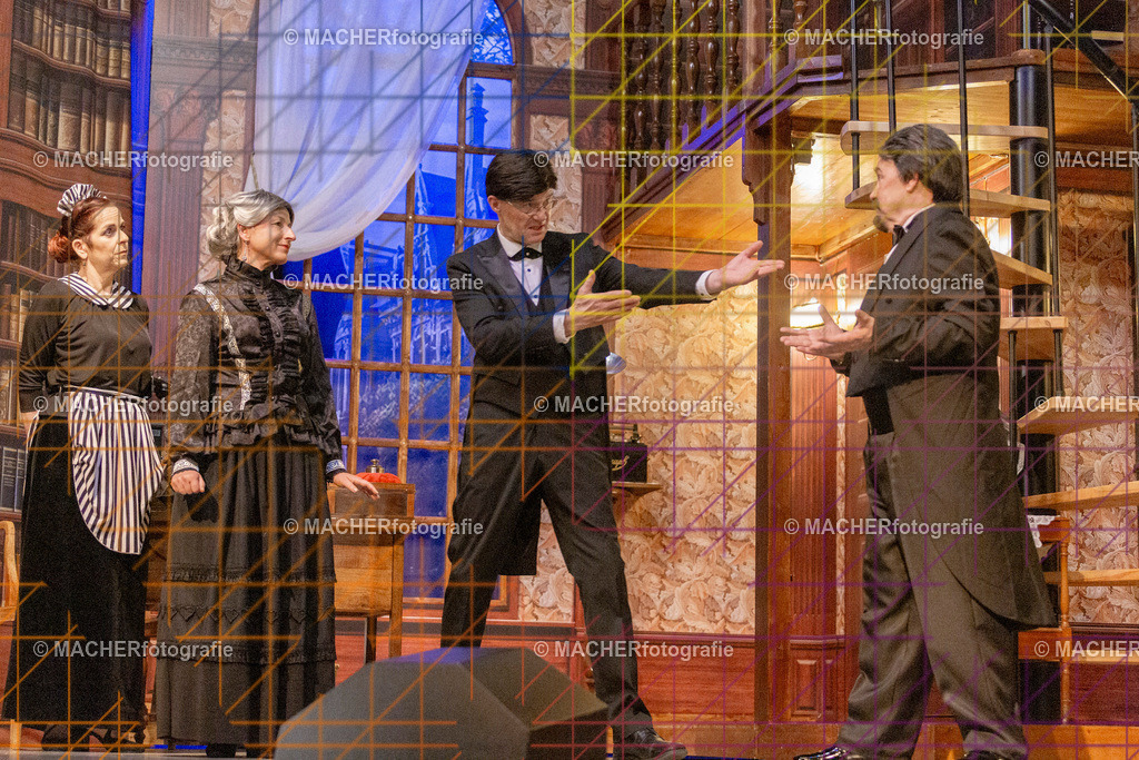 315_MFL-2025 | Portraitbilder von Regisseur; Darsteller; Techniker; Maske; Kostüme; Chor; Musiker; Bilderserie der Generalprobe und der Premierenvorstellung, Szenenbilder; Ausdrucksstudien; Bühnenüberblick; Bühnenkulissen; Pressefotos inkl. Redaktionsfoto Darstellergruppe.