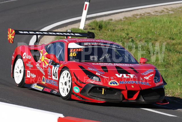 FIA European Hill Climb Championship – Rechberg 2026    | FIA European Hill Climb Championship at Rechberg, held from 24 to 26 April 2026 near Tulwitz, Styria, Austria. The image shows Igor STEFANOVSKI (MKD) Ferrari 488 Challenge Evo.     
