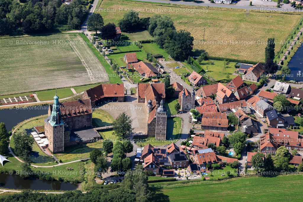 luftbilder-raesfeld-schloss-stadt-0121 | Luftbilder Schloss Raesfeld  Stadt Raesfeld Kreis Borken - Realisiert mit Pictrs.com