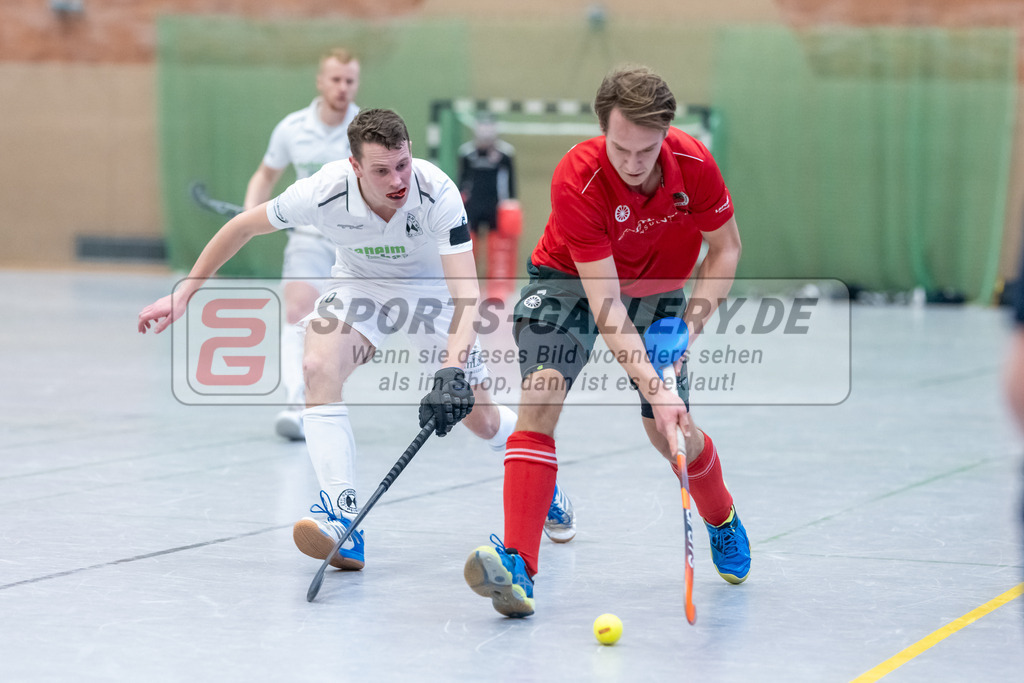 SFE_20230115_0094 | 1. Bundesliga Hockey Herren Schwarz-Weiss Neuss - Crefelder HTC am 15.01.2023 in  (Sporthalle Jahnerstrasse), Photo: Stephan Fehrmann 2022 (Sports-Gallery)
