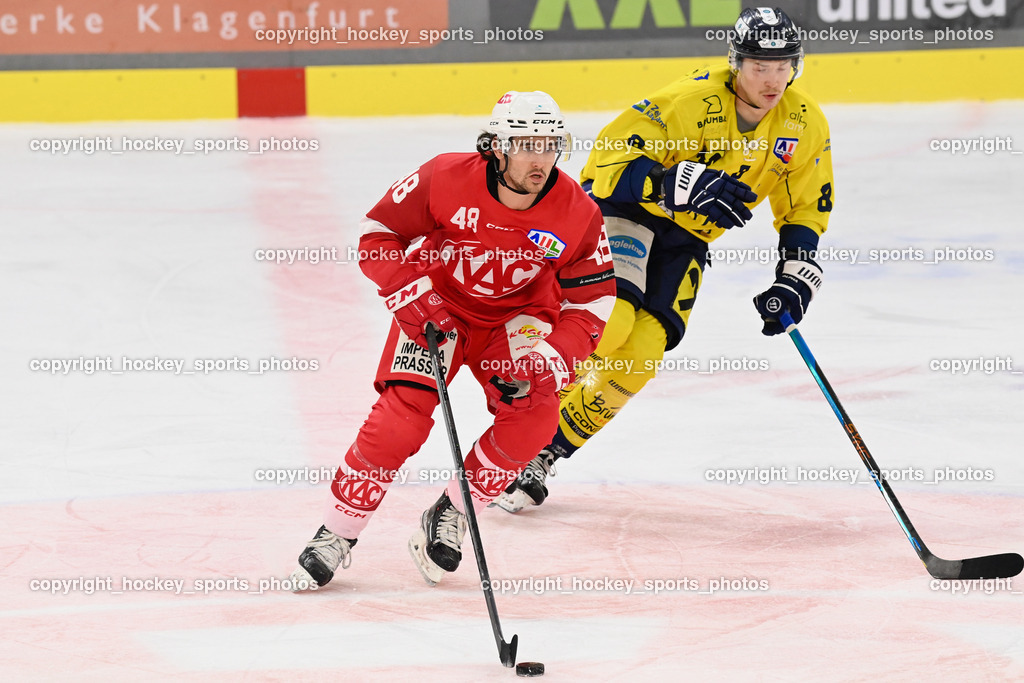 EK Zeller Eisbären vs. EC KAC Future Team 5.11.2022 | #48 Witting Samuel, #8 Maurer Philipp