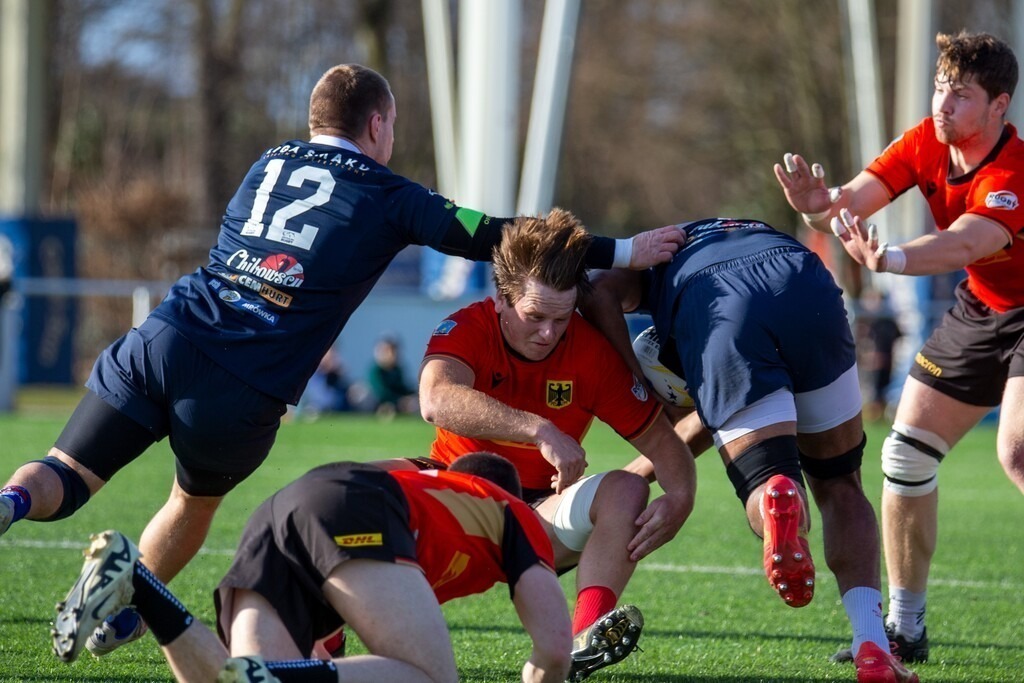 Rugby: Deutschland gegen MKS Pogon Awenta Siedlce, Polen in Heidelberg (Testspiel der deutschen Rugby Nationalmannschaft zur Vorbereitung auf die anstehenden WM-Qualifikationsspiele | Rugby: Deutschland gegen MKS Pogon Awenta Siedlce, Polen in Heidelberg (Testspiel der deutschen Rugby Nationalmannschaft zur Vorbereitung auf die anstehenden WM-Qualifikationsspiele - Realisiert mit Pictrs.com