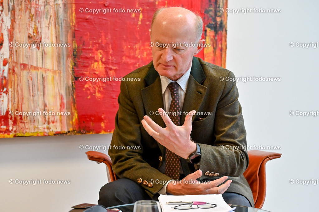 Franz Gasselsberger (Generaldirektor der Oberbank AG)_ 09.01.2023-22 | 09.01.2023, Oberbank AG, AUT, Linz, im Bild Franz Gasselsberger (Generaldirektor der Oberbank AG)