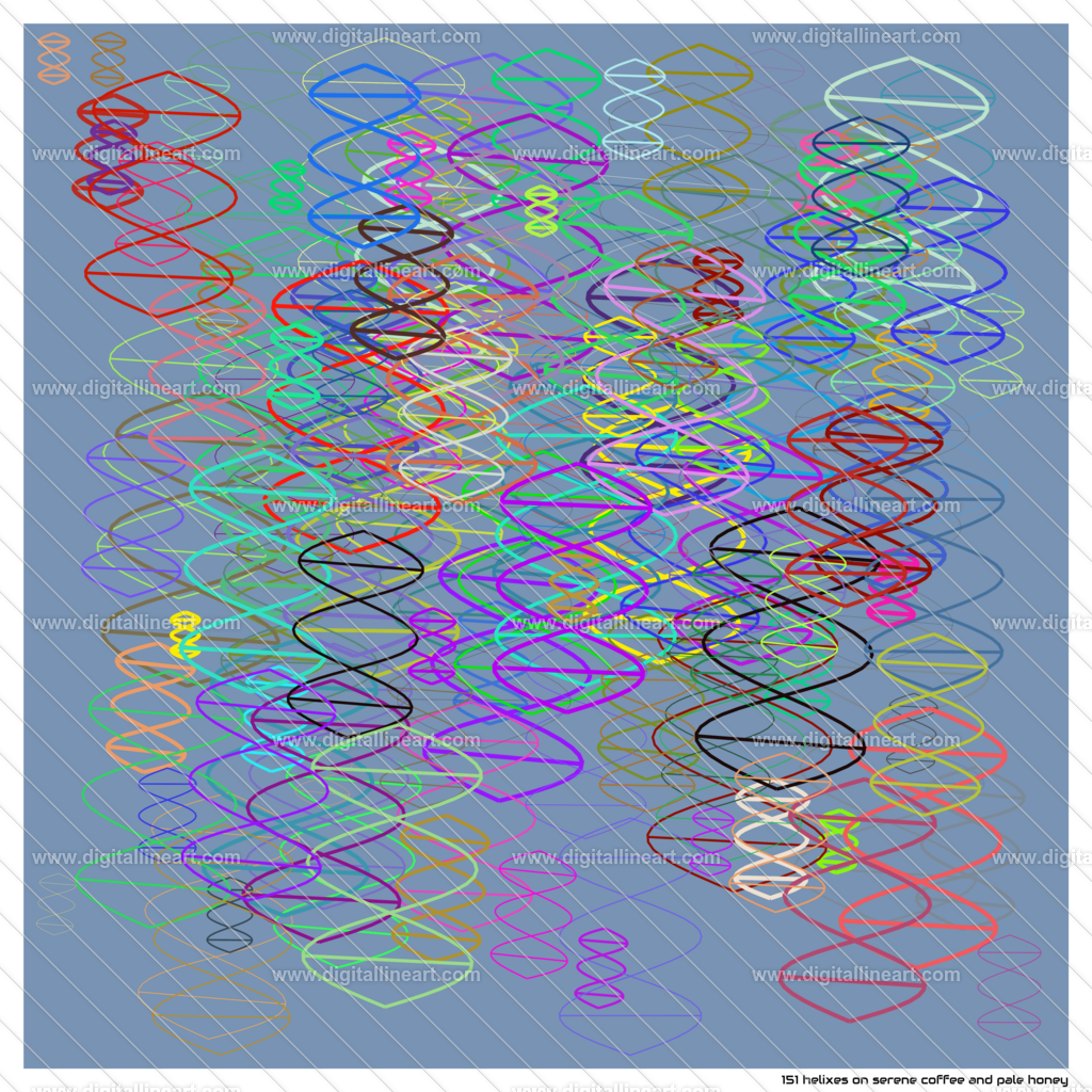 151-helixes-serene-coffee-and-pale-honey | digitallineart - Realisiert mit Pictrs.com