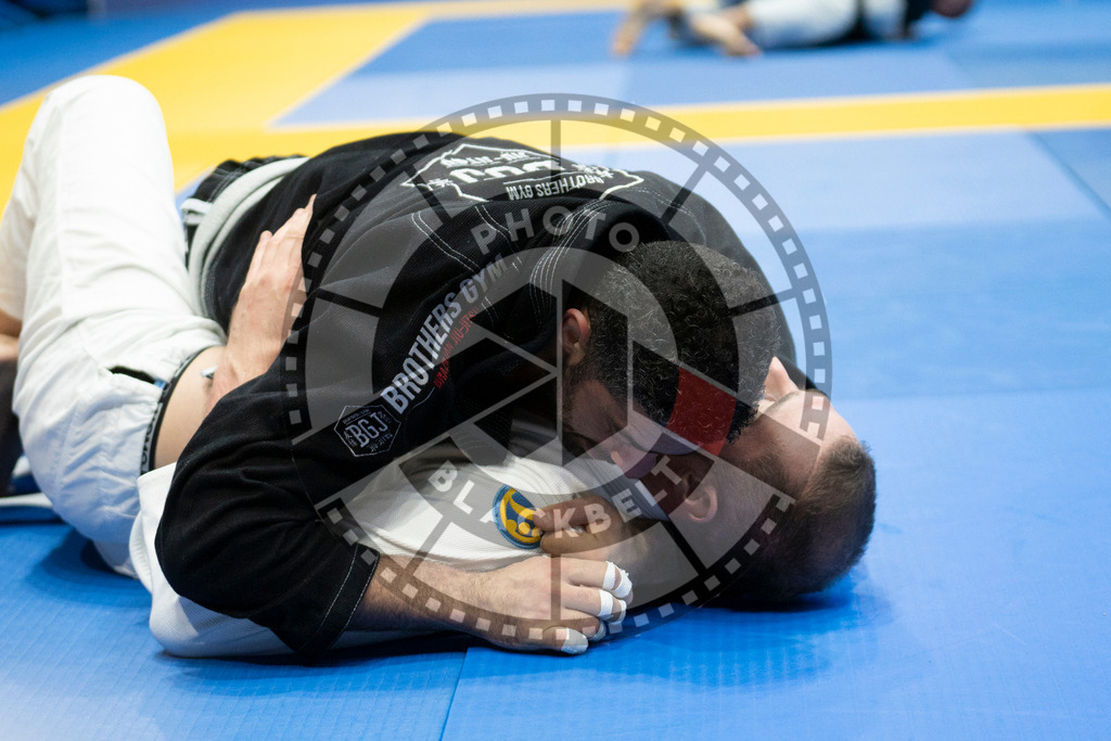 20240119PBB2266 | Fighters compete during the IBJJF European Championship in Paris, France, on January 19, 2024.