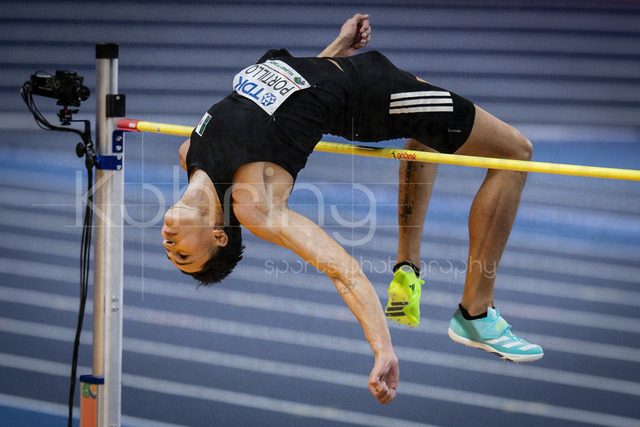 World Athletics Indoor Championships Kujawy Pomorze 26, 21.03.2026 | TORUN, POLAND - MARCH 21:  Erick PORTILLO (MEX) competes in the men's high jump during the World Athletics Indoor Championships Kujawy Pomorze 26 on day 2 / session 1 at Kujawsko-Pomorska Arena Torun on March 21, 2026 in Torun, Poland. 