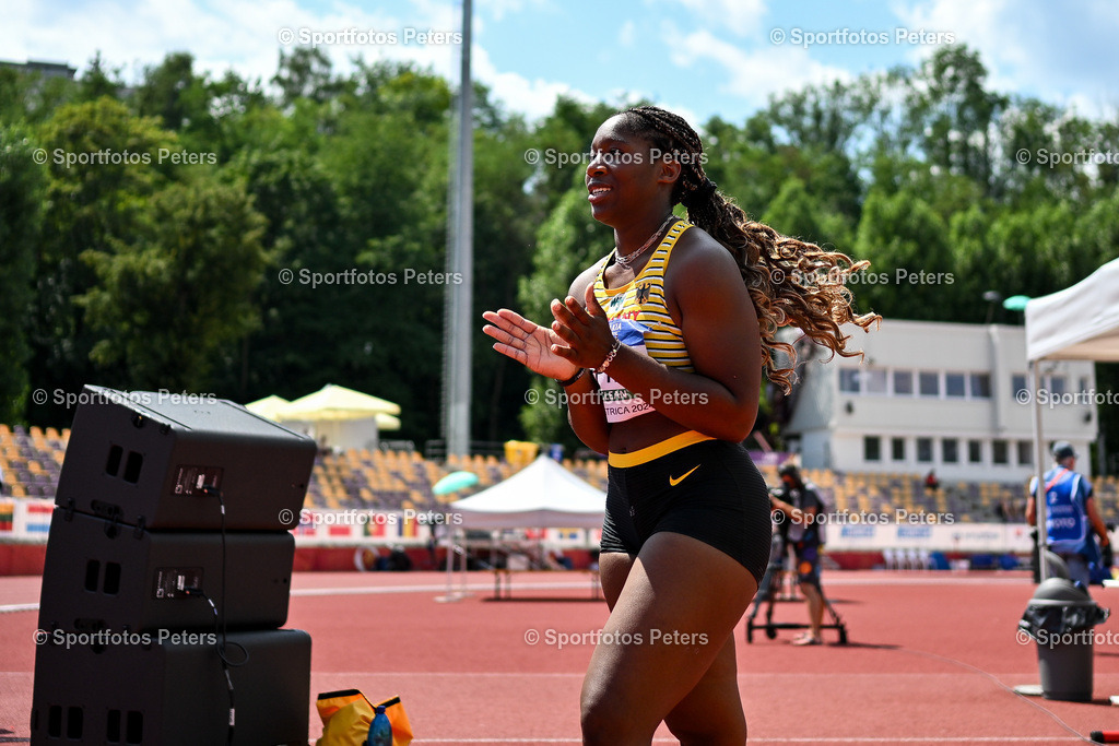 U18 EM - Tag 4_37 | European Athletics U18 Championships am 21.07.2024 in Banska Brystica; Diskuswurf, Nadjela Wepiwé. Foto: Kai Peters - Realisiert mit Pictrs.com
