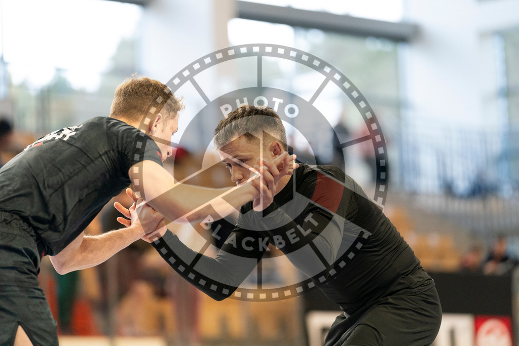 20240316PBB0919 | Athletes compete during the ADCC Eastern European Open grappling Competition in Poznan, Poland, on March 16, 2024.