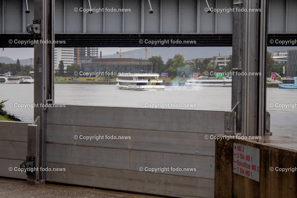 Linz_ Urfahr_ Hochwasserschutz_ 13.09.2024-18 | 13.09.2024, Linz, AUT, Urfahr, Hochwasser, im Bild Vorbereitung Hochwasserschutz Donaulaende Linz Urfahr