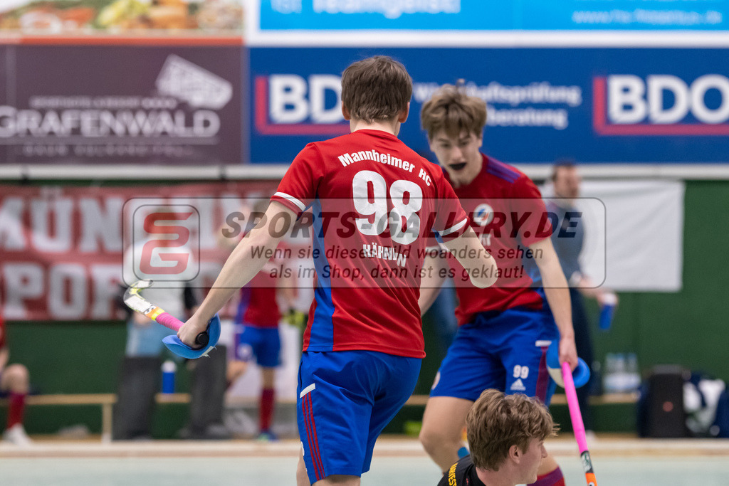 SFE_20230305_0033 | Deutsche Meisterschaft Männliche U16 Halle 2023 am 05.03.2023 in Köln (KTHC Stadion Rot-Weiss Köln Tennis and Hockey Club), Photo: Stephan Fehrmann 2022 (Sports-Gallery)