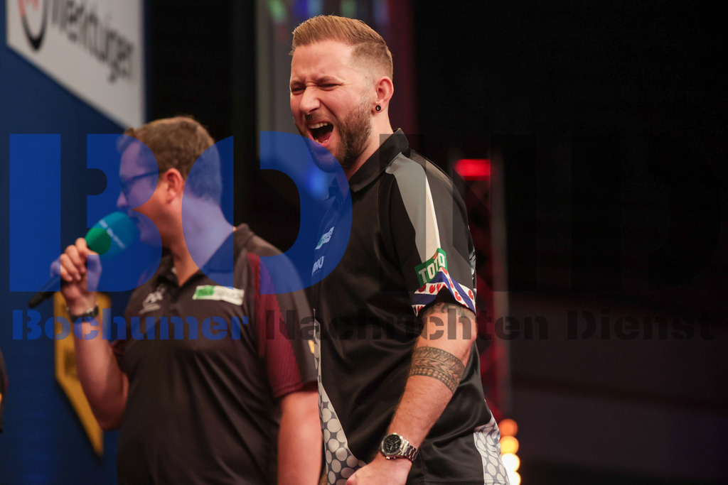  29.10.2023 - 
 | Sebastian Sendlak / Bochumer Nachrichtendienst (BOND) - PDC European Darts Championship: Viertelfinale {Persons shown} - Realisiert mit Pictrs.com