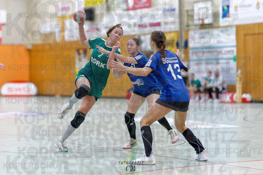 Jugenbundesliga wJB; HSG Kleenheim/Langgöns - SG Kappelwindeck/Steinbach | Jugenbundesliga wJB; HSG Kleenheim/Langgöns - SG Kappelwindeck/Steinbach am 23.11.2025 in Oberkleen (Weidig-Halle)Photo © 2025 - Jörg Heinrich - Realisiert mit Pictrs.com
