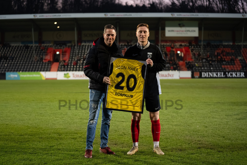 SG Sonnenhof Grossaspach vs. TSV Steinbach Haiger, Fussball, Regionalliga Suedwest, 25. Spieltag, 20.03.2026 | Leon Maier (SG Sonnenhof Großaspach, #20),SG Sonnenhof Grossaspach vs. TSV Steinbach Haiger, Fussball, Regionalliga Suedwest, 25. Spieltag, 20.03.2026Foto: photosbyphips/Philip Ziegler