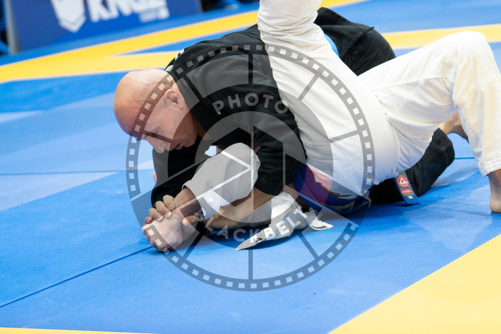 20240122PBB5266 | Fighters compete during the second day of the IBJJF European Championship in Paris, France, on January 22, 2024.