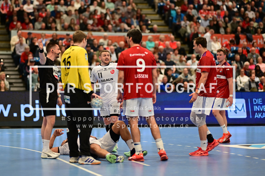 Handball I Herren I Saison 2024-2025 I Bundesliga I 23. Spieltag I HSV Hamburg - MT Melsungen I 26645 | Der Sportfotograf. - Realized with Pictrs.com