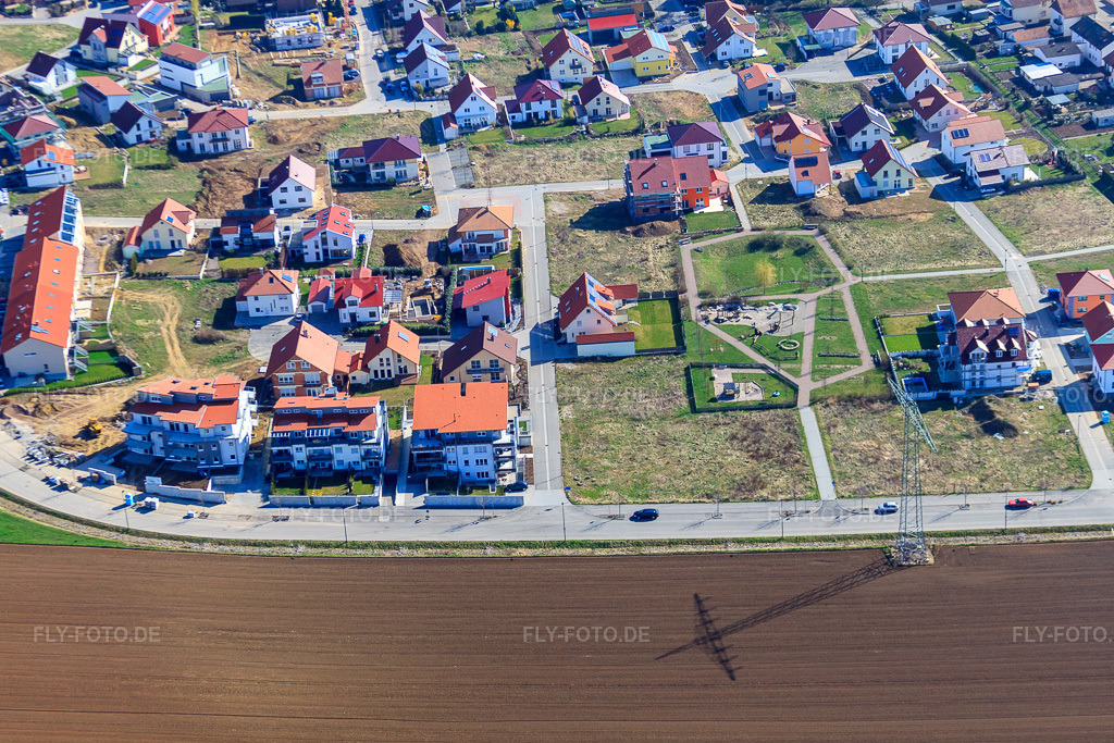 Luftbild: Am Höhenweg in Kandel im Bundesland Rheinland-Pfalz in Deutschland. Foto: IMG_38320.jpg vom 20.03.2011 durch Werner Riehm/FLY-FOTO.de