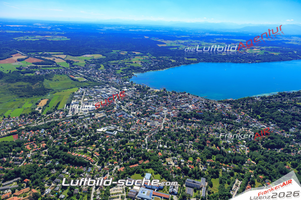 Luftbild von  Starnberg - Luftaufnahme wurde 2017 von https://frankenair.de mittels Flugzeug (keine Drohne) erstellt - die Geschenkidee
