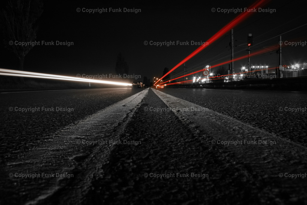 027 | Vienna's Industrial Night: Monochrome Long Exposure