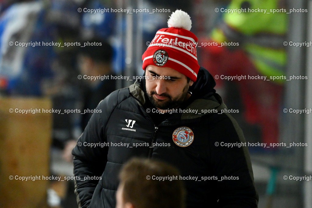 ESC Steindorf vs. ESV Ferlach  | Headcoach ESV Ferlach Florian Martin, ESC Steindorf vs. ESV Ferlach , ESC Steindorf vs. ESV Ferlach  am 15.02.2026 in Steindorf (Ossiachersee Halle), Austria, (Photo by Bernd Stefan)