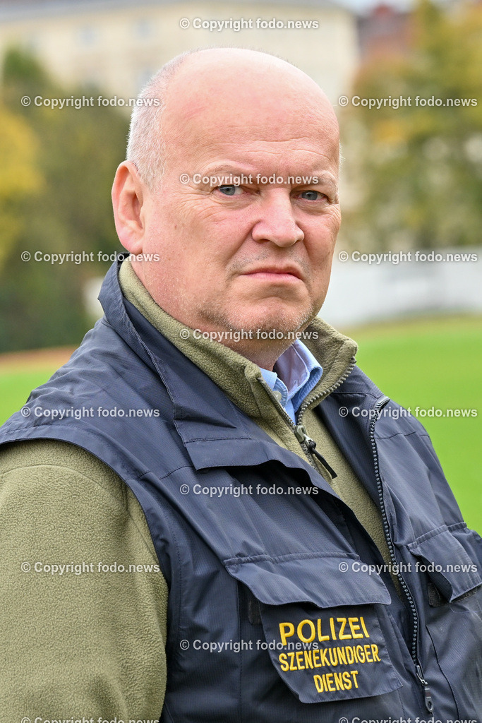 Johannes Prager (Szenekundiger Dienst Polizei Linz)_ 25.10.2023-10 | 25.10.2023, Linz, AUT, Stadtpolizeikommando Linz, im Bild Johannes Prager (Szenekundiger Dienst Polizei Linz)