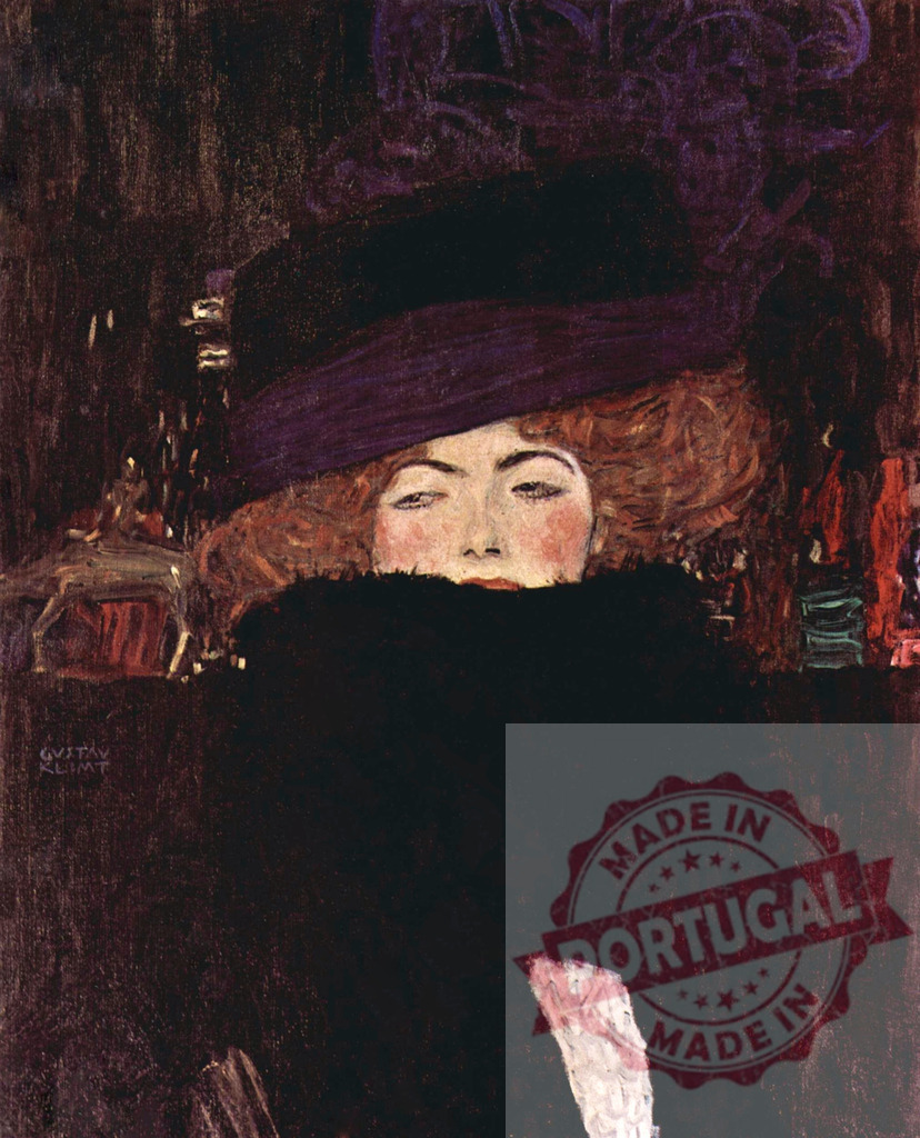 Gustav Klimt's Dame mit Hut und Federboa (1909) famous painting. Original from Wikimedia Commons. Digitally enhanced by rawpixel. | Gustav Klimt's Dame mit Hut und Federboa (1909) famous painting. Original from Wikimedia Commons. Digitally enhanced by rawpixel. - Realized with Pictrs.com