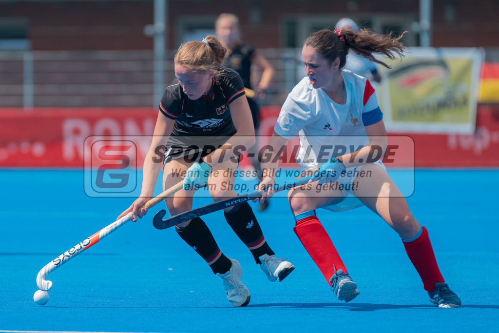 HK_20230710_2-24 | Euro Hockey WU18 France - Germany Championship Girls & Boys am 10.7.2023 CHTC , Krefeld ,