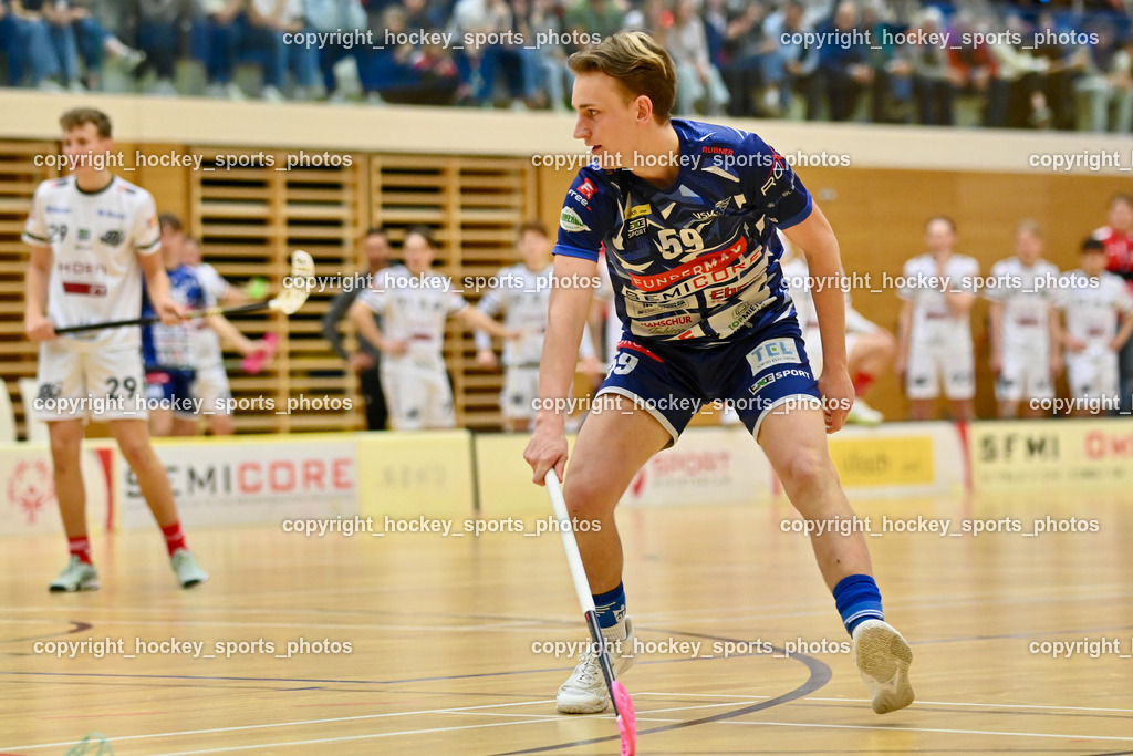 VSV Unihockey vs. KAC Floorball | #59 Nino Forelli VSV Unihockey, VSV Unihockey vs. KAC Floorball, VSV Unihockey vs. KAC Floorball am 28.03.2026 in Villach (Ballspielhalle St. Martin), Austria, (Photo by Bernd Stefan)