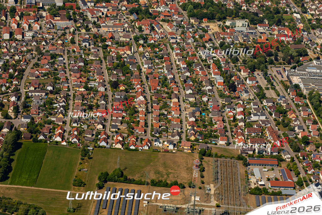 Das Luftbild der Stadt Meitingen wurde 2022 vom Flugzeug heraus erstellt (keine Drohnen-Aufnahmen) Aufnahmehöhe ca.450 Meter- hohe Bildauflösung und Druck-Qualität. Garantiert!