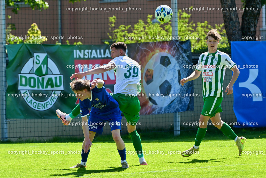 SV Donau vs. Union Matrei | #39 Marko Latincic SV Donau,  #8 Luca Thaler SV Donau, #18 Samuel Benedikt Berger Union Matrei, SV Donau vs. Union Matrei, SV Donau vs. Union Matrei am 03.05.2026 in Klagenfurt (Sportplatz Donau), Austria, (Photo by Bernd Stefan)