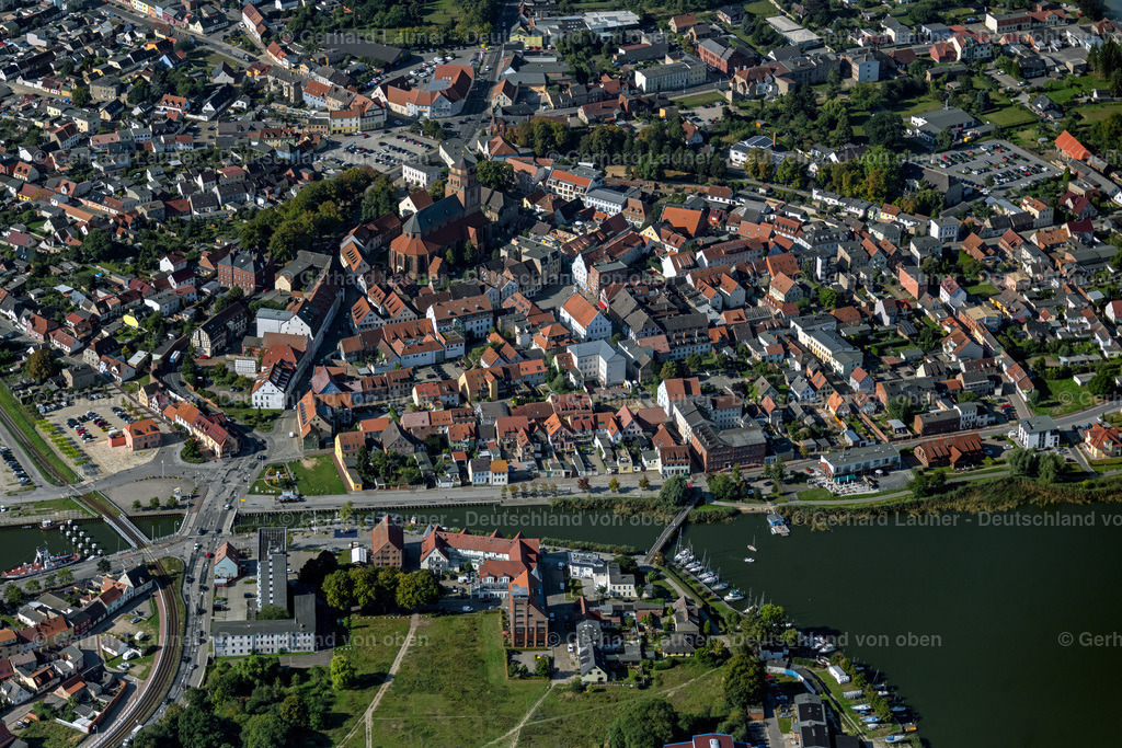 4061069 | WOLGAST 08.09.2021 Stadtansicht vom Innenstadtbereich in Wolgast im Bundesland Mecklenburg-Vorpommern. // City view of the city area of in Wolgast in the state Mecklenburg - Western Pomerania. Foto: Gerhard Launer