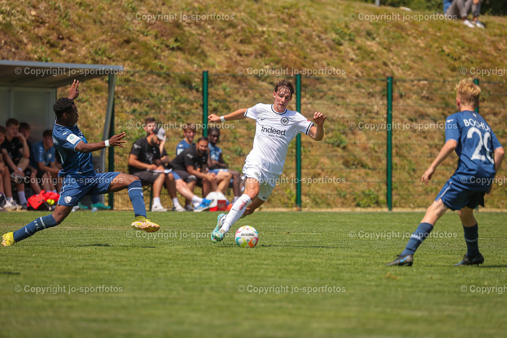 BQ3I6913 | 17.06.2023; Testspiel; Rasenplatz Offdilln; VfL Bochum U17 - Eintracht Frankfurt U17; Ergebnis: 3:1 (1:1)