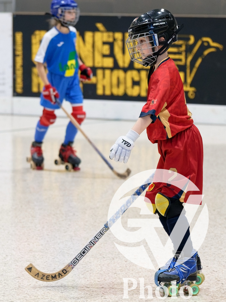 U11  - Geneve RHC v RHC Diessbach  |  during the U11  match between Geneve RHC and RHC Diessbach  at Centre sportif de la queue d'arve in Geneve, Switzerland