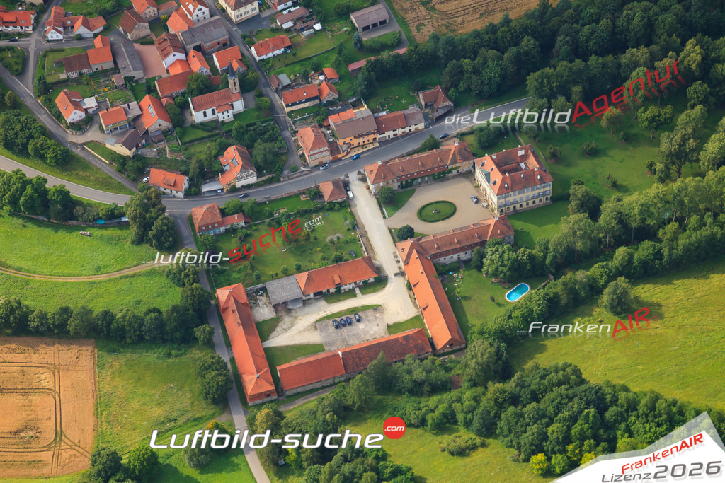 Luftbild von Birkenfeld Maroldsweisach - Luftaufnahme wurde 2012 von https://frankenair.de mittels Flugzeug (keine Drohne) erstellt - die Geschenkidee