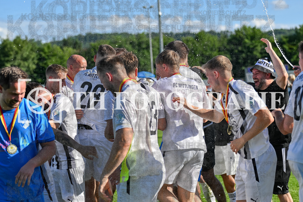 GER, FC Zell - FC Wittlingen, Fussball, Rothaus Bezirkpokal, Finale, Saison 2024/2025, 29.05.2025 | GER, FC Zell - FC Wittlingen, Fussball, Rothaus Bezirkpokal, Finale, Saison 2024/2025, 29.05.2025Foto: TH Fotografie/Thomas Hess