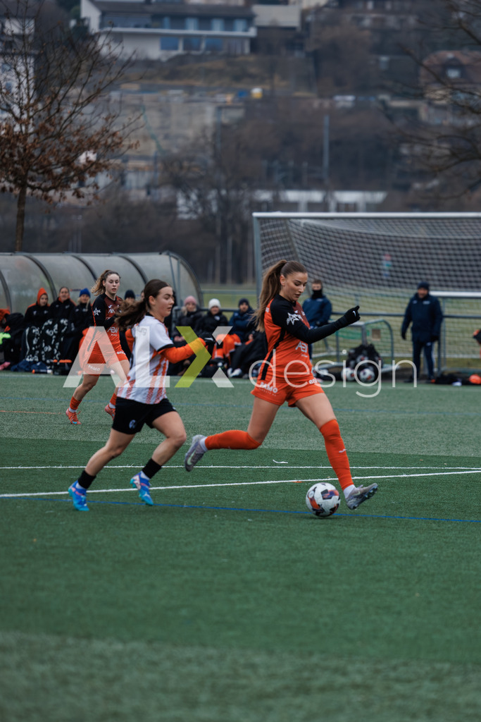 Fußball I Frauen I Saison 2025-2026 I Freundschaftsspiel I FC Aarau Frauen - SC Freiburg U20 I 24.01.2026 | 9 Alketa Rama (FC Aarau) – Angriff, zum 4:0 (TOR) - Realisiert mit Pictrs.com