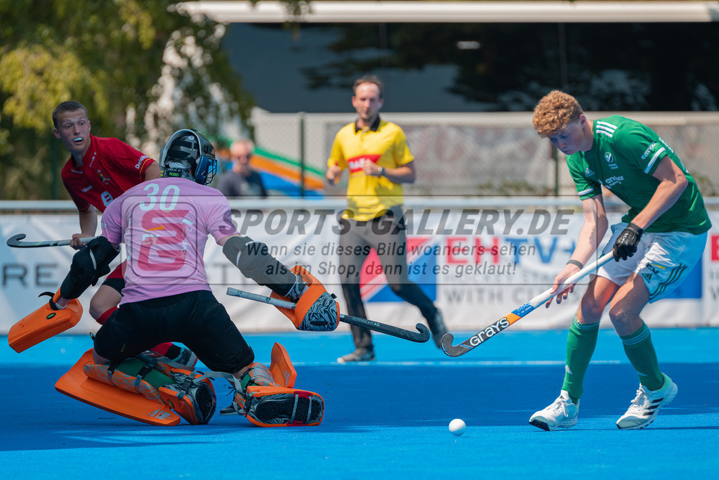 HK_20230709_100140 | Euro Hockey MU18 Belgium - Ireland Championship Girls &amp; Boys am 9.7.2023 CHTC , Krefeld ,