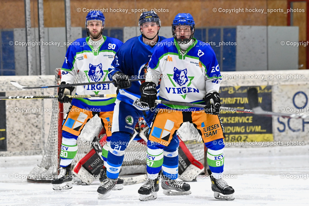 EC Tigers Paternion vs. EC Virgen 12.2.2023 | #87 Holzer Kevin, #12 Steiner Domenik, #90 Gasser Sandro