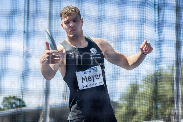 Multisport Event; Ratingen, 28.06.2026 | RATINGEN, GERMANY - JUNE 28, 2026 : Marcel Meyer (GER / Germany)competing in the discus throw during the Multisport Event at Stadion Ratingen on June 28, 2026 in Ratingen, Germany.