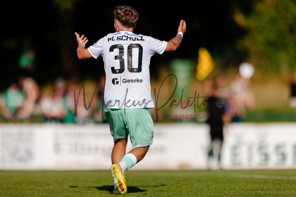 Testspiel, Saison 2026/27: SC Preußen Münster - Kickers Emden | Billerbeck, 10.07.2026: Testspiel, SC Preußen Münster gegen Kickers Emden auf der Anlage des DJK Billerbeck in Billerbeck. Foto: sportfotografie.ms | Markus Paletta - Realisiert mit Pictrs.com