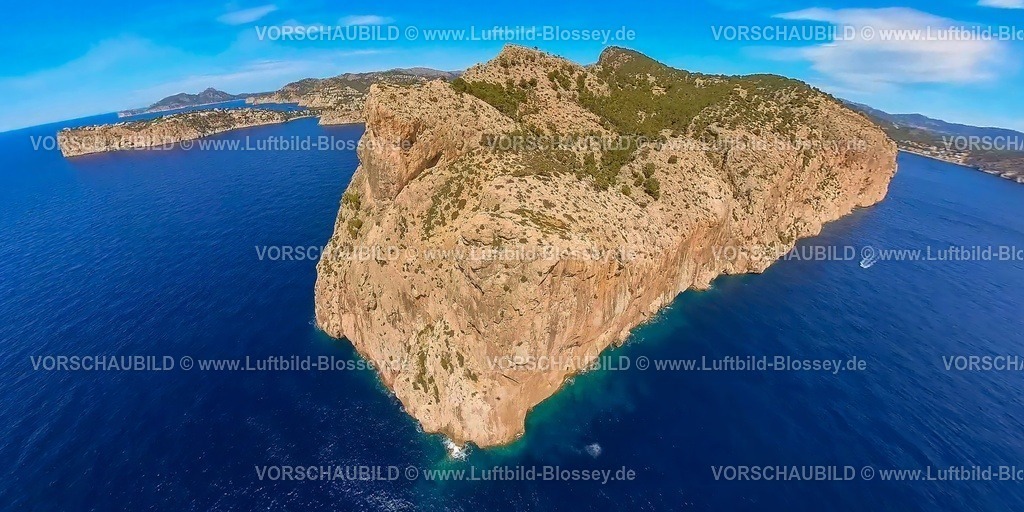 Mallorca230400100Insta001BaixDePi_Fuchur | Luftbild, Cap des Llamp, Halbinsel, Andratx, Balearen, Mallorca, Balearische Inseln, Spanien