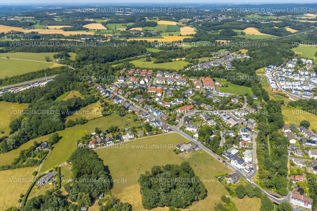 Gevelsberg230709234 | Luftbild, Ortsansicht Klostermark Klosterholzstraße, Wohnsiedlung Dörnerbusch, Klostermark, Gevelsberg, Ruhrgebiet, Nordrhein-Westfalen, Deutschland