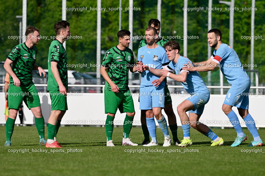 SC Landskron vs. SVG Bleiburg | #18 Alexander Reichmann SC Landskron, #15 Ingo Mailänder SC Landskron, #19 Philipp Ronacher SC Landskron, #17 Patrick Paul Oswaldi SVG Bleiburg, #4 Raphael Huber SVG Bleiburg, #9 Adnan Besic SVG Bleiburg, SC Landskron vs. SVG Bleiburg, SC Landskron vs. SVG Bleiburg am 28.04.2024 in Villach (Sportzentrum Landskron), Austria, (Photo by Bernd Stefan)