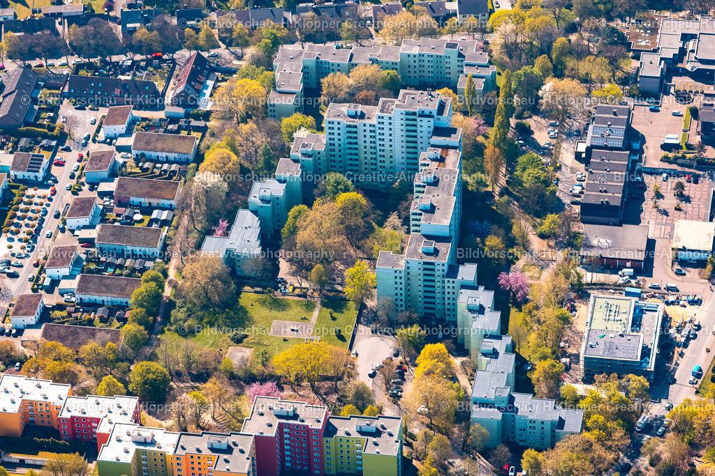Luftbilder Duisburg-0156 | Luftbild Hochhäuser an der Wetzlarer Straße in Meiderich - Realisiert mit Pictrs.com
