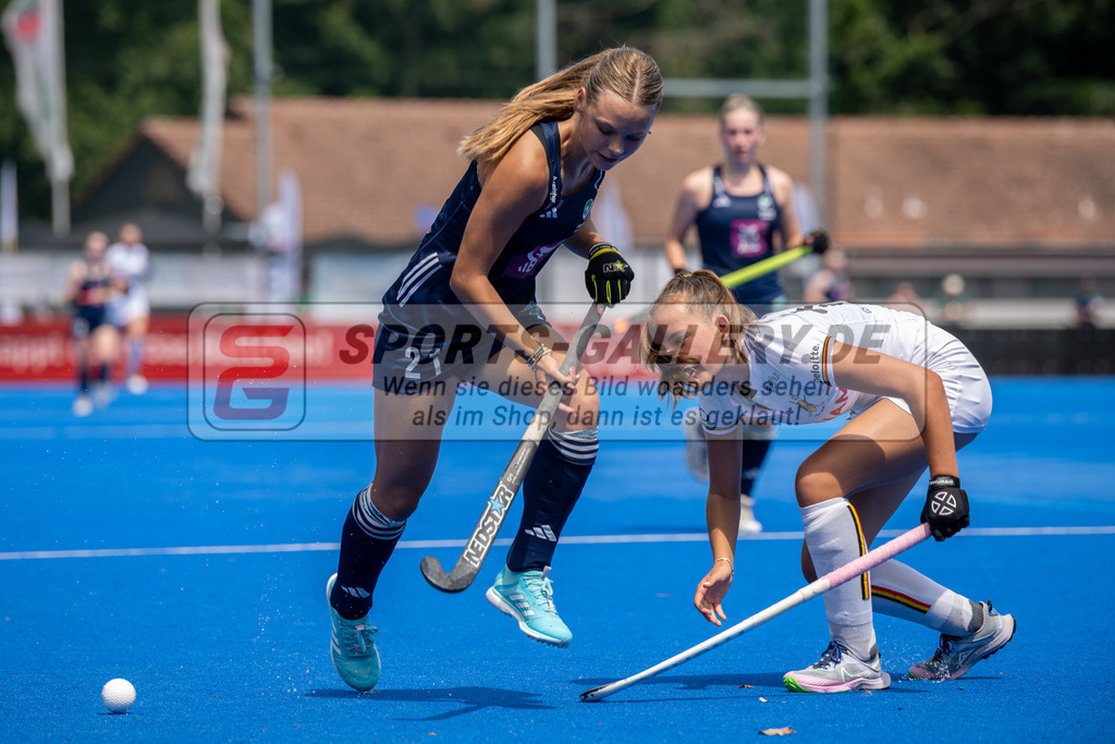 SFE_20230709_0008 | EuroHockey EM U18 Girls Belgium vs Ireland am 09.07.2023 in Krefeld (Gerd-Wellen-Hockeyanlage), Photo: Stephan Fehrmann 2023 (Sports-Gallery)