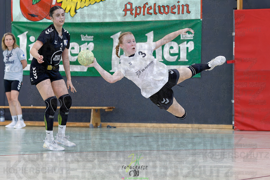 Quali-Turnier JBL wJA; SG Kappelwindeck/Steinbach - DJK SF Budenheim | Quali-Turnier JBL wJA; SG Kappelwindeck/Steinbach - DJK SF Budenheim am 31.05.2025 in Oberkleen (Weidig-Halle)Photo © 2025 - Jörg Heinrich - Realisiert mit Pictrs.com