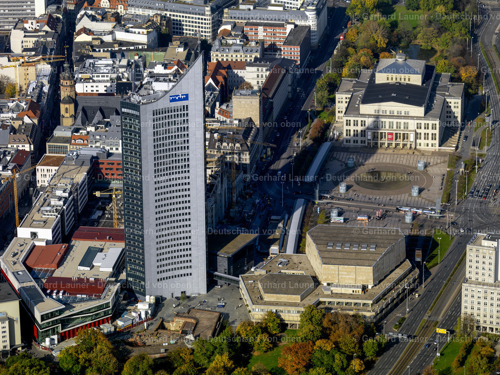 2888173 | Cityhochhaus, Gewandhaus und Oper, Leipzig