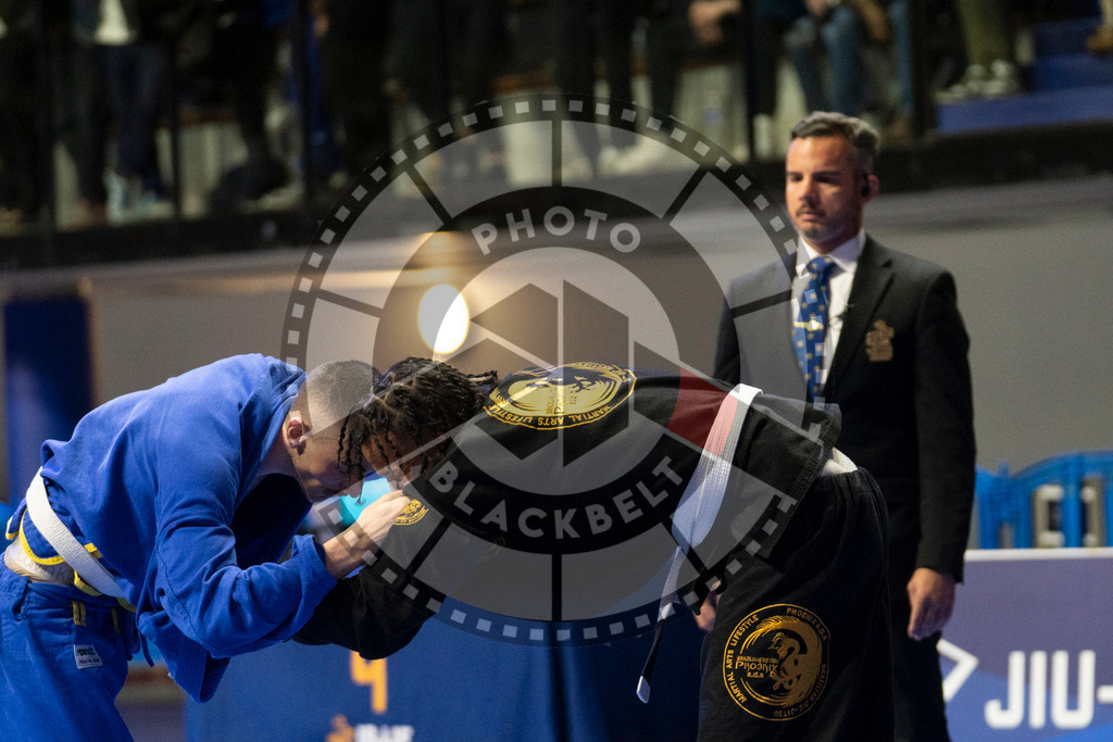 20240119PBB0977 | Fighters compete during the IBJJF European Championship in Paris, France, on January 19, 2024.