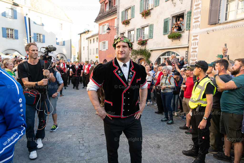 Schwingen -  ESAF Empfang Schwingerkönig 2025 | Maienfeld, 3.9.25, Schwingen - ESAF Empfang Schwingerkönig.