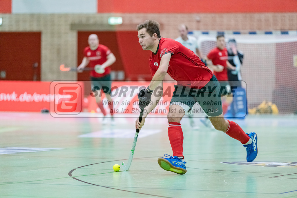 HK_20231216_107456 | 1. Bundesliga Herren  Crefelder HTC - Blau Weiß Köln am 16.12.2023 Sporthalle Glockenspitz, Krefeld , van Ehren Christian ( Crefelder HTC #16 )