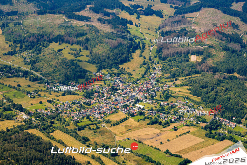 Das Luftbild zeigt : Möhrenbach Ilmenau - Die Luftaufnahme wurde 2024 vom UL-Flugzeug aus erstellt ( keine Drohne ) - Hochauflösende Luftaufnahme - Für grossformatige Ausdrucke geeignet. Die Geschenkidee !Mit Lizenz und Bildrechte bestellbar